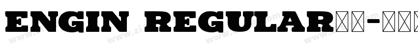 Engin Regular下载字体转换